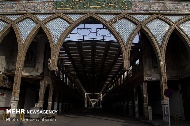 Streets in Ahvaz deserted under Covid-19 outbreak