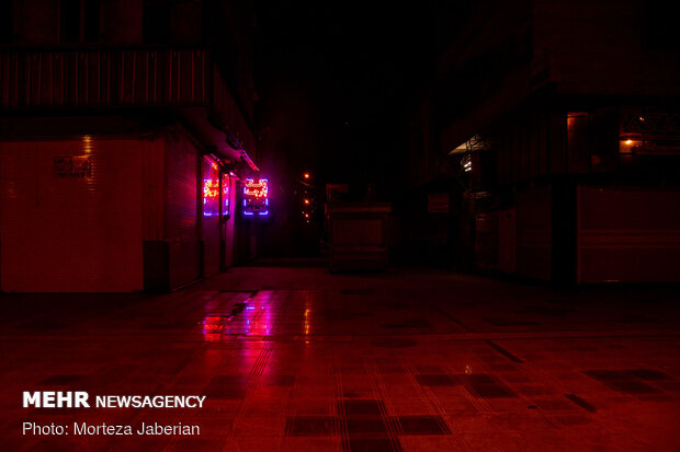 Ahvaz streets deserted under Covid-19 outbreak