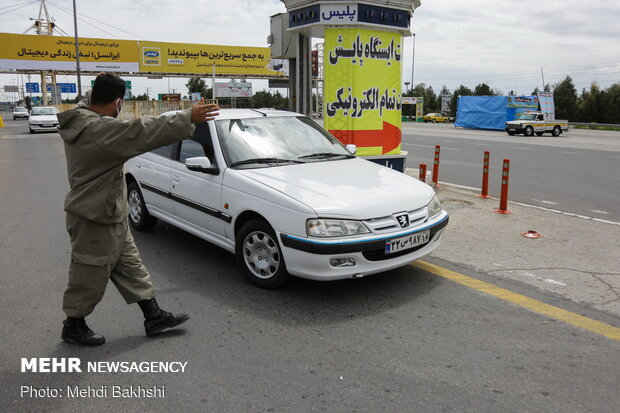 Travel restrictions in Tehran-Qom road due to coronavirus
