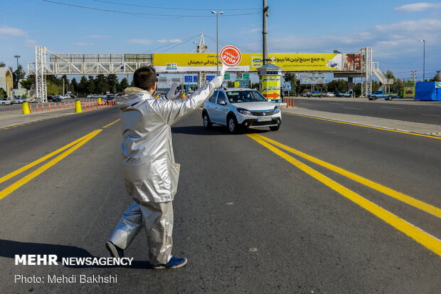 Travel restrictions in Tehran-Qom road due to coronavirus
