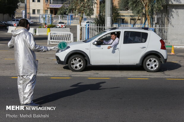 Travel restrictions in Tehran-Qom road due to coronavirus
