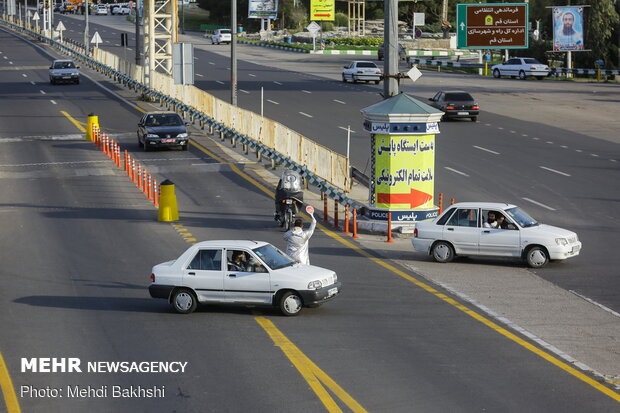 Travel restrictions in Tehran-Qom road due to coronavirus
