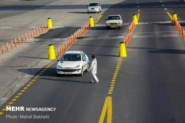 Travel restrictions in Tehran-Qom road due to coronavirus
