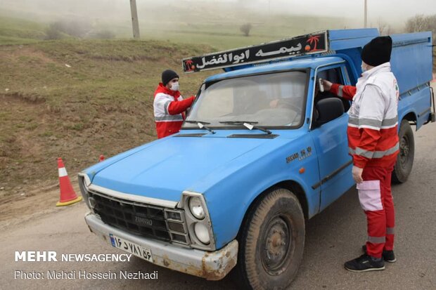 ممنوعیت تردد خودروهای غیر پلاک گیلان در گردنه حیران