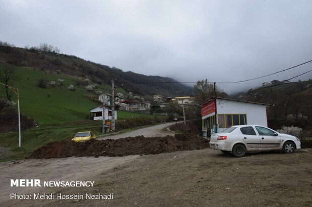 ممنوعیت تردد خودروهای غیر پلاک گیلان در گردنه حیران