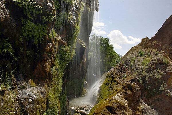 گردش مجازی در آبشار «آسیاب خرابه» جلفا