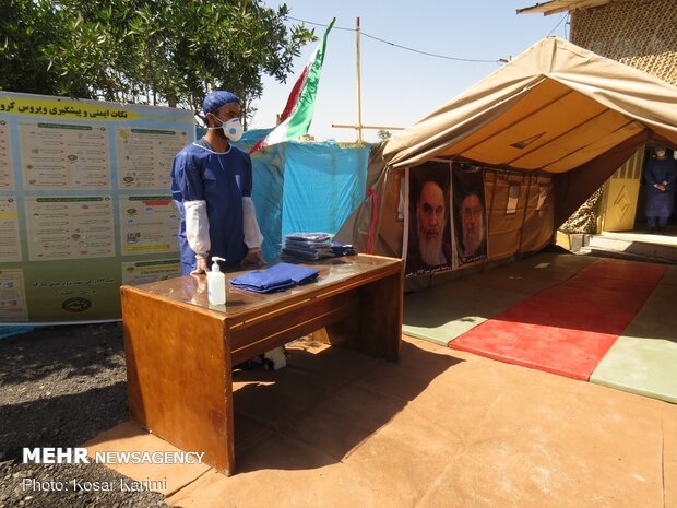 Army’s convalescent center for COVID-19 patients in Ahvaz