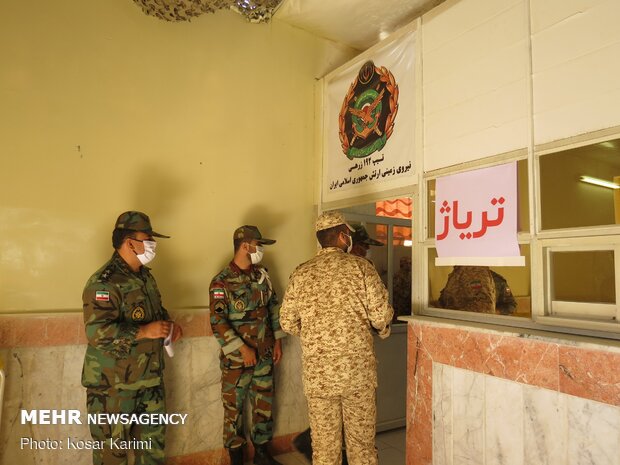 Army’s convalescent center for COVID-19 patients in Ahvaz