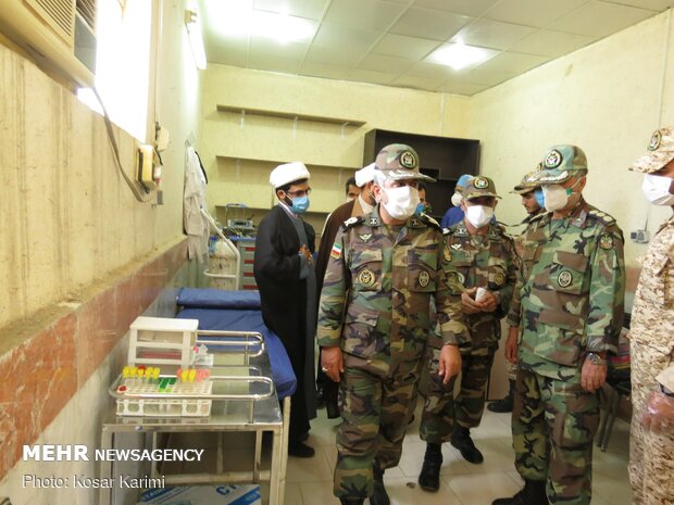 Army’s convalescent center for COVID-19 patients in Ahvaz