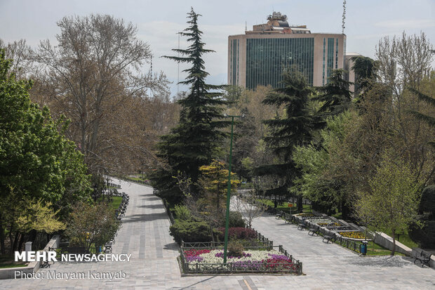 سکوت پارک های تهران در سیزده فروردین‌ ۹۹