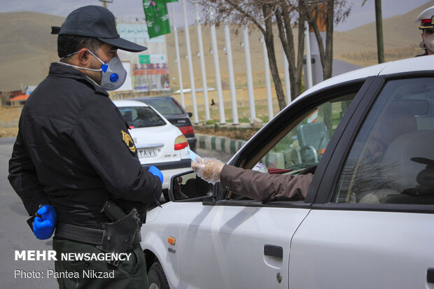 ۲۲۳ خودرو متخلف استان بوشهر در طرح فاصله‌گذاری اجتماعی توقیف شدند