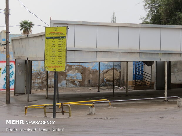 Ahvaz streets deserted under Covid-19 outbreak