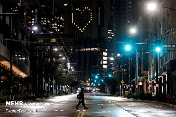 3D video-mapping images shown in various countries themed ‘COVID-19’