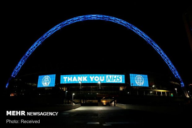 3D video-mapping images shown in various countries themed ‘COVID-19’