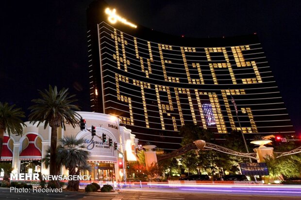 3D video-mapping images shown in various countries themed ‘COVID-19’