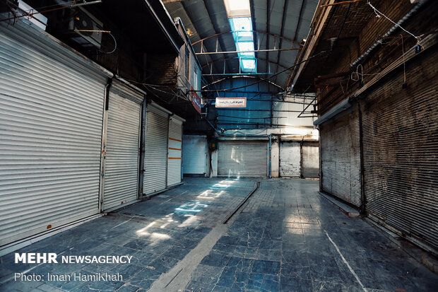 Hamedan bazaar, void of people, amid coronavirus outbreak