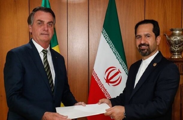 Iran’s new envoy submits credentials to Brazilian president