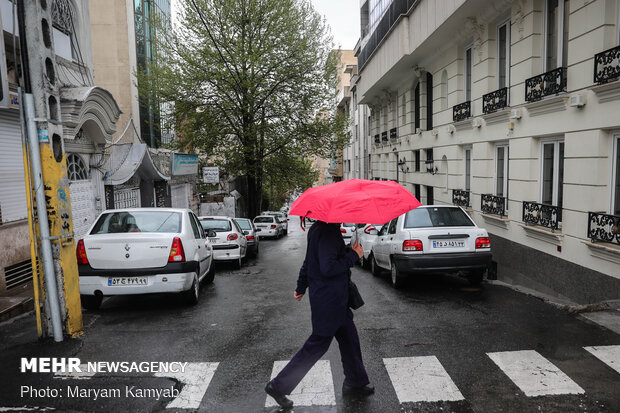 Rain freshens up Tehran 