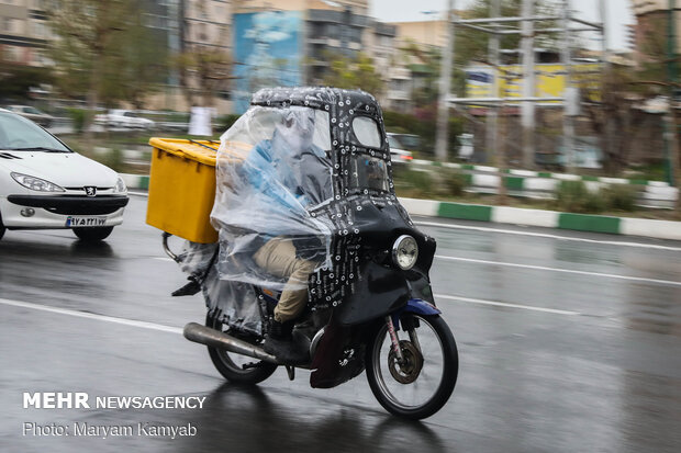 Rain freshens up Tehran 