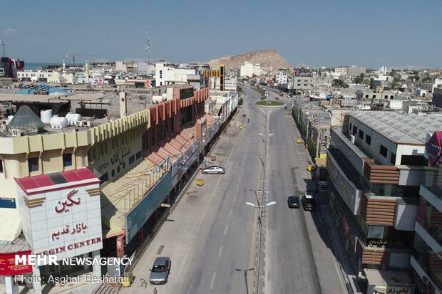 Qeshm streets vacant amid Covid-19 outbreak