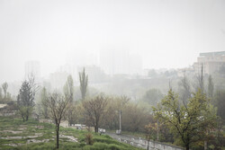 A foggy day in Tehran