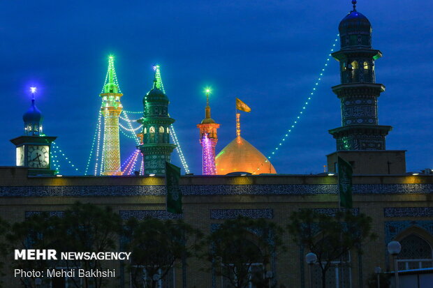 Jamkaran Mosque on birth anniv. of 12th Shia Imam