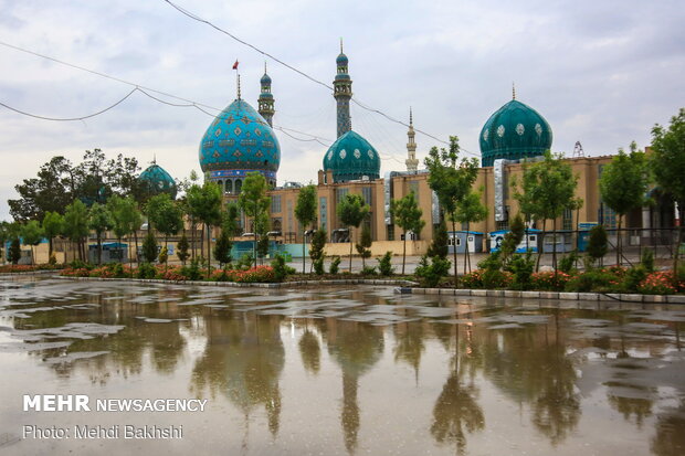 Jamkaran Mosque on birth anniv. of 12th Shia Imam