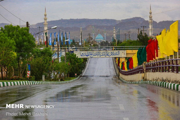 Jamkaran Mosque on birth anniv. of 12th Shia Imam