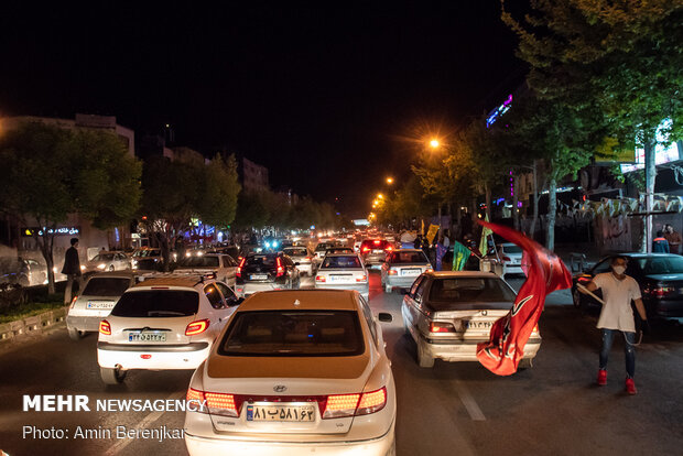 کاروان های جشن خیابانی ولادت امام زمان(عج) در شیراز