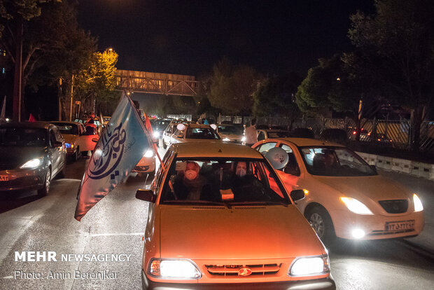 کاروان های جشن خیابانی ولادت امام زمان(عج) در شیراز