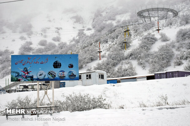 Sringtime snow in Heyran pass, NW Iran