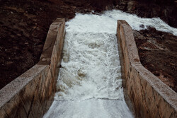 سد تنگ خمار فسا سرریز شد