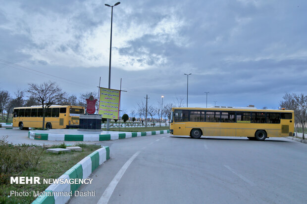 Busy routes blocked in Ardabil to avert coronavirus spread