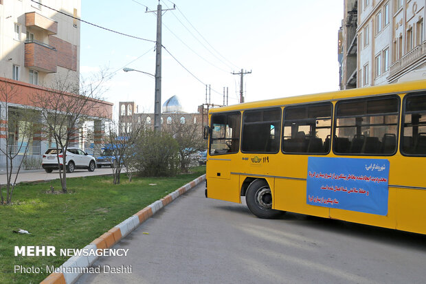 Busy routes blocked in Ardabil to avert coronavirus spread