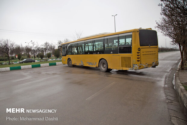 Busy routes blocked in Ardabil to avert coronavirus spread