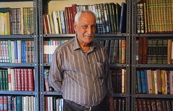 Eminent Iranologist Hassan Anusheh in an undated photo. (IBNA/Sobhan Farajvan)