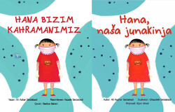 Front covers of the Turkish and Croatian versions of “Hannah, Our Hero”.