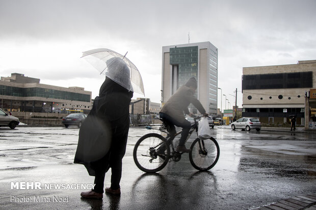 Spring rainfall in Tabriz
