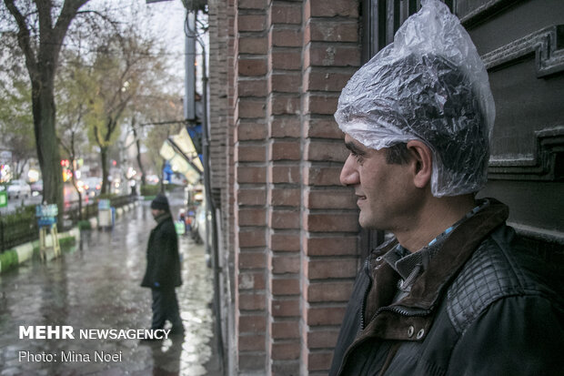 Spring rainfall in Tabriz
