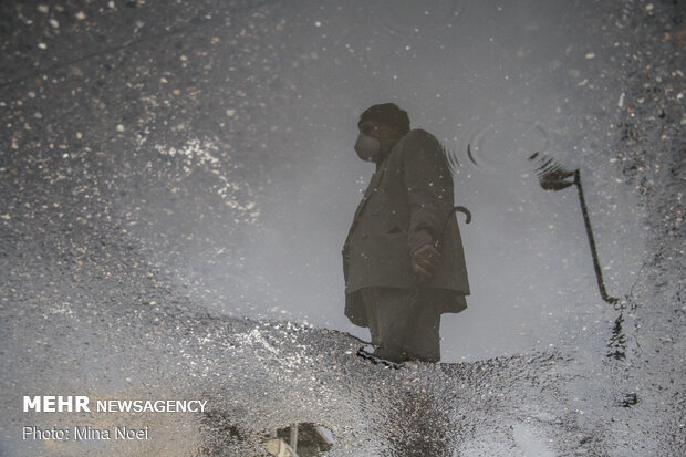 Spring rainfall in Tabriz
