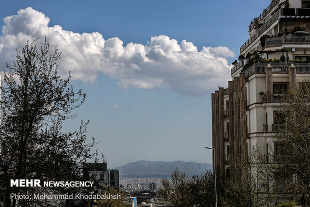 Tehran’s clean air in early spring