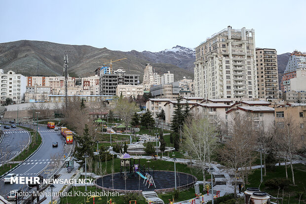 Tehran’s clean air in early spring