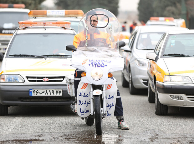 تداوم خدمات در محل رایگان امدادخودروسایپا
