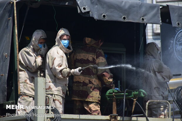 Gilan IRGC Quds Force staged Bio-Defense Drill in Astara