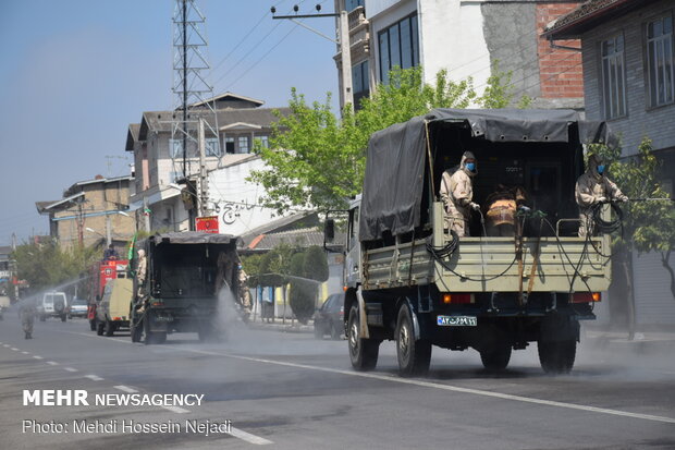 Gilan IRGC Quds Force staged Bio-Defense Drill in Astara