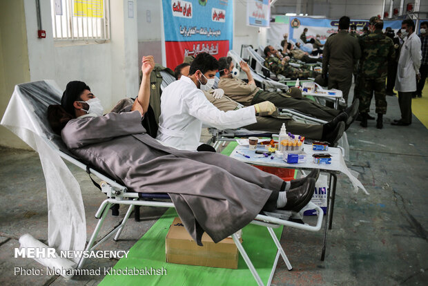 Army Ground Force’s blood donation