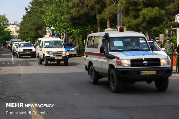 Iranian Army’s parades in provinces