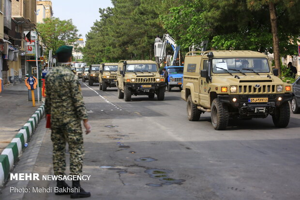 Iranian Army’s parades in provinces