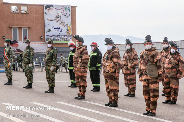 «رژه خدمت» نیروهای ارتش در تبریز