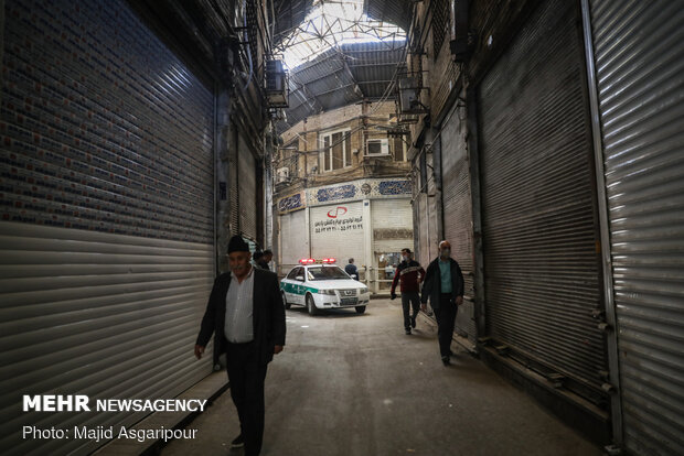 Tehran Grand Bazaar remains closed amid outbreak